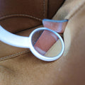 Triomphe Mini Besace White×brown PVC coated canvas  U-CU-5201ミニ ブザス トリオンフ ホワイト×ブラウン PVCコーティングキャンバス  U-CU-5201