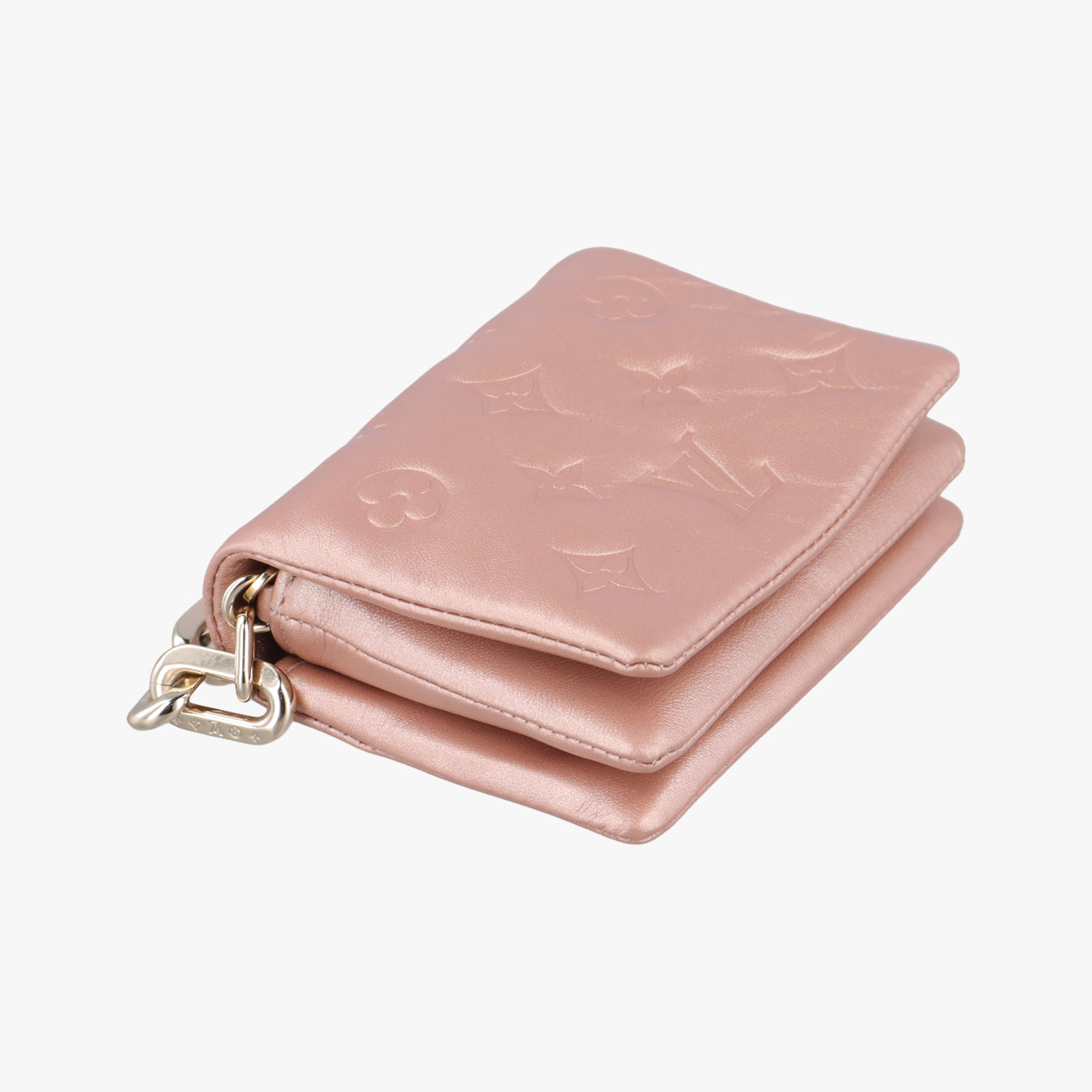 COUSSIN ROSE BALLERIN lambskin M21765 IC chipクッサン ローズバレリーヌ ラムスキン M21765 ＩＣチップ