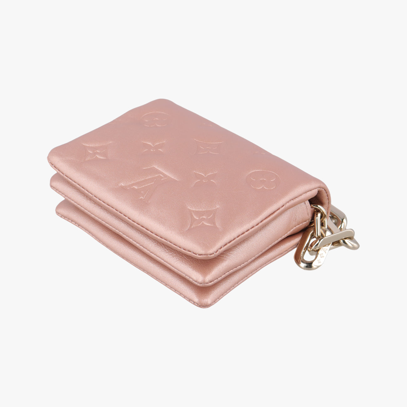 COUSSIN ROSE BALLERIN lambskin M21765 IC chipクッサン ローズバレリーヌ ラムスキン M21765 ＩＣチップ