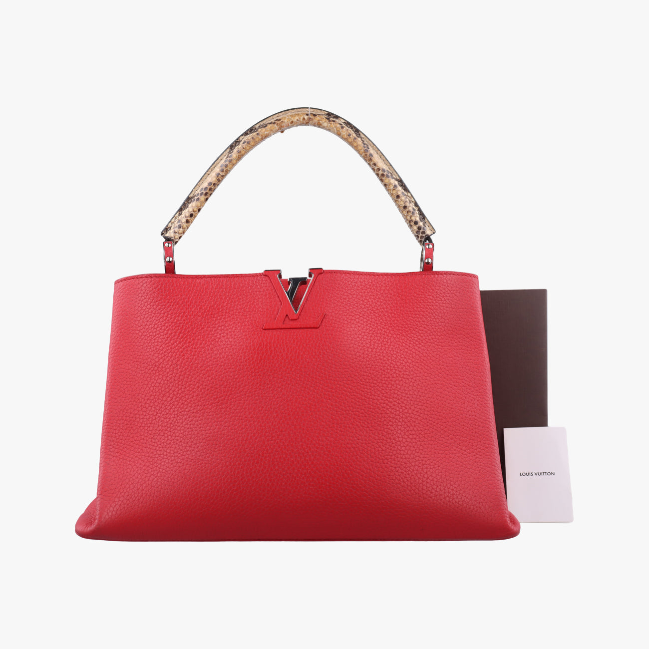 Capucines MM ruby Taurillon leather N91899 MI2145カプシーヌ MM ルビー トリヨンレザー N91899 MI2145