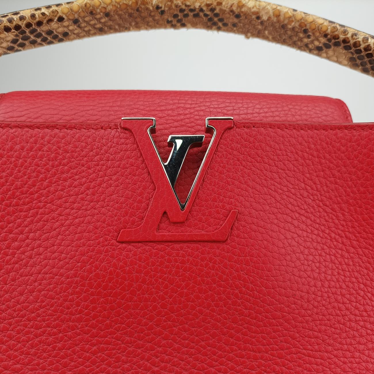 Capucines MM ruby Taurillon leather N91899 MI2145カプシーヌ MM ルビー トリヨンレザー N91899 MI2145