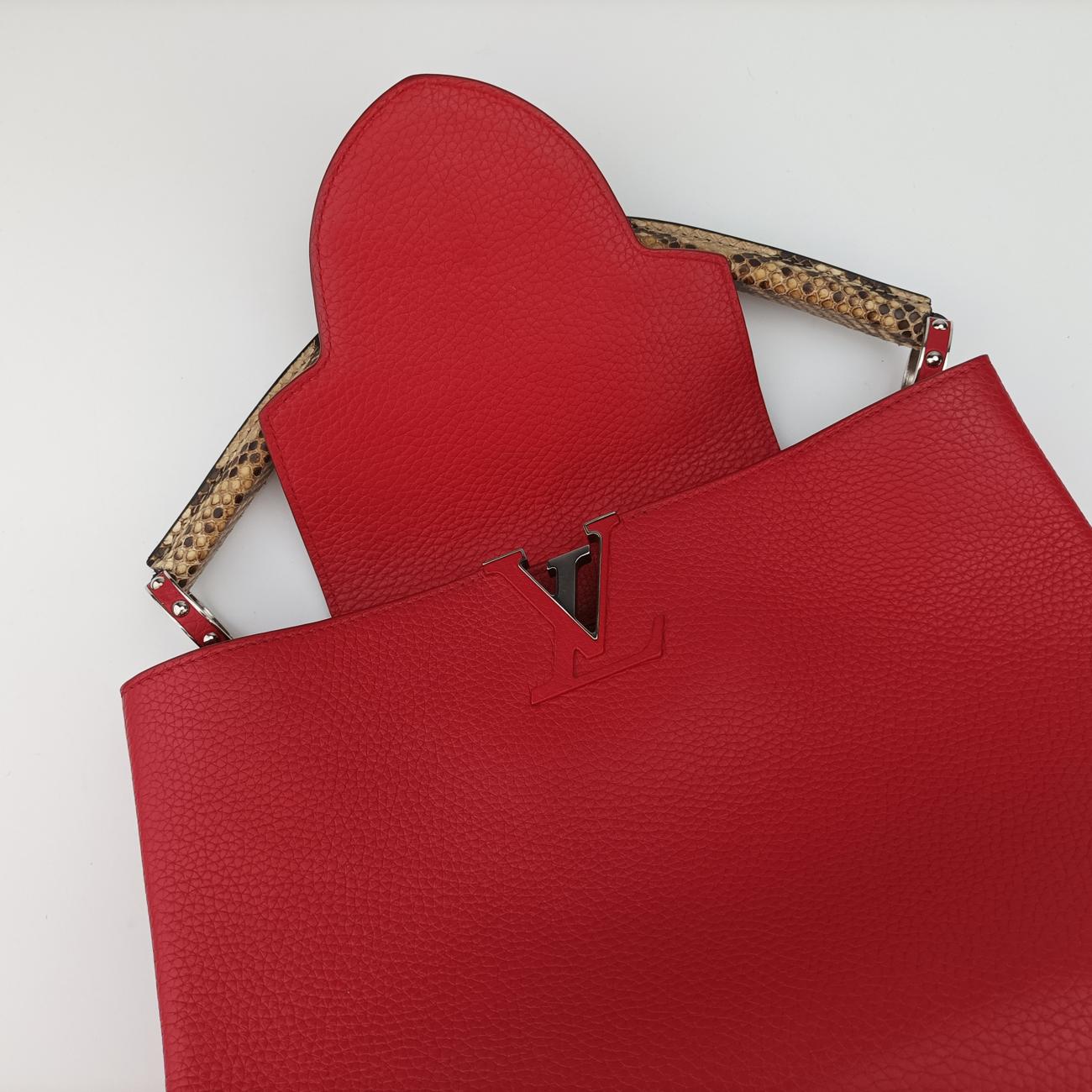 Capucines MM ruby Taurillon leather N91899 MI2145カプシーヌ MM ルビー トリヨンレザー N91899 MI2145