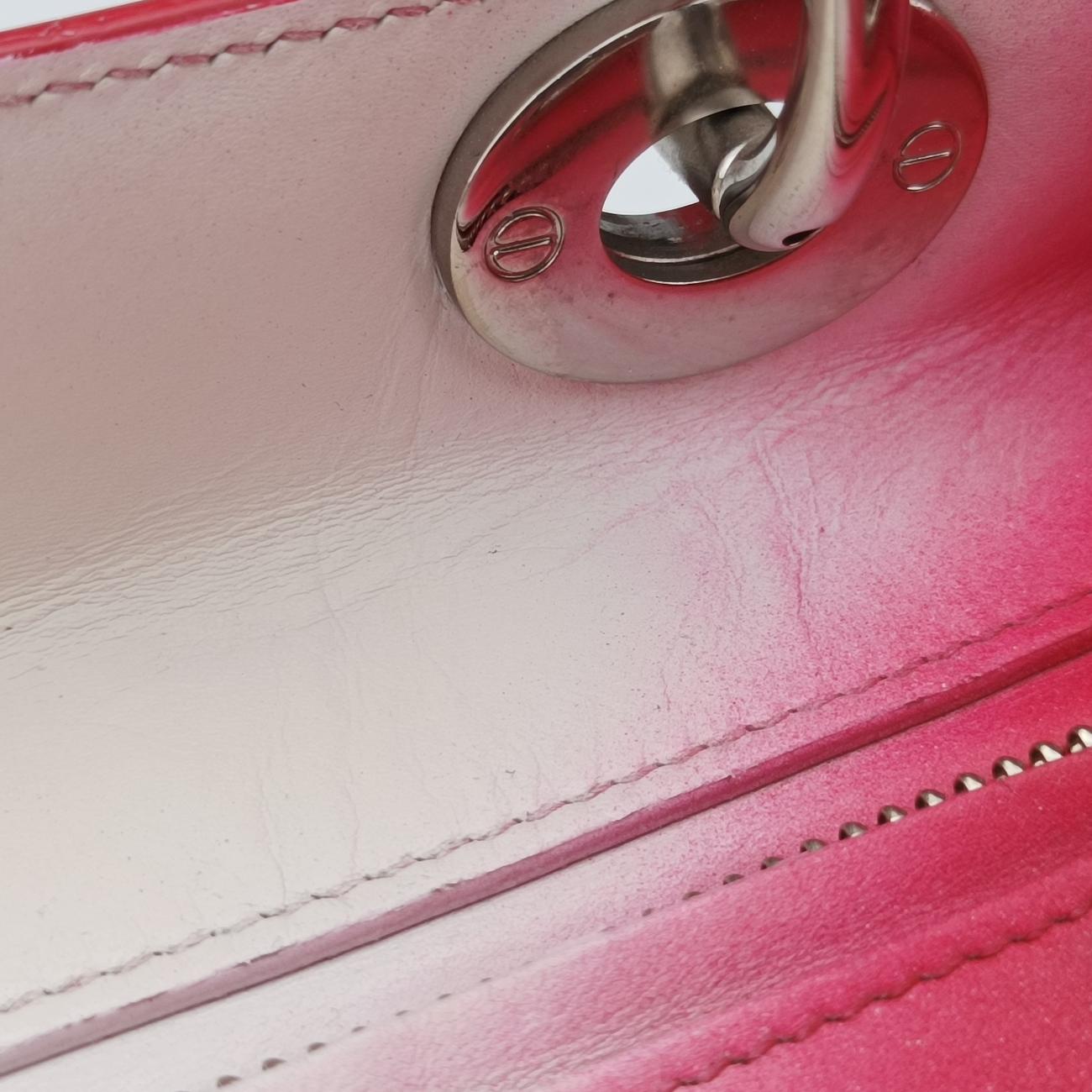 Lady DiorPink×WhiteLeather17-BO-1103レディディオールピンク×ホワイトレザー17-BO-1103