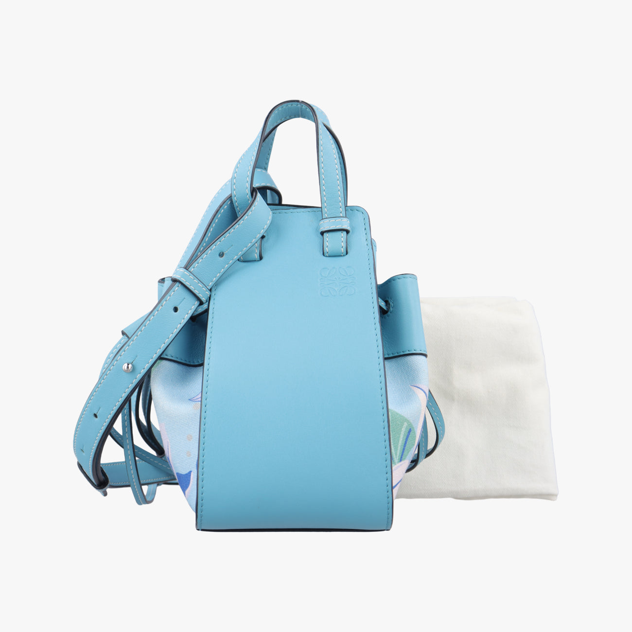 Hammock Blue Fabric × leather  262006ハンモック ブルー ファブリック×レザー  262006