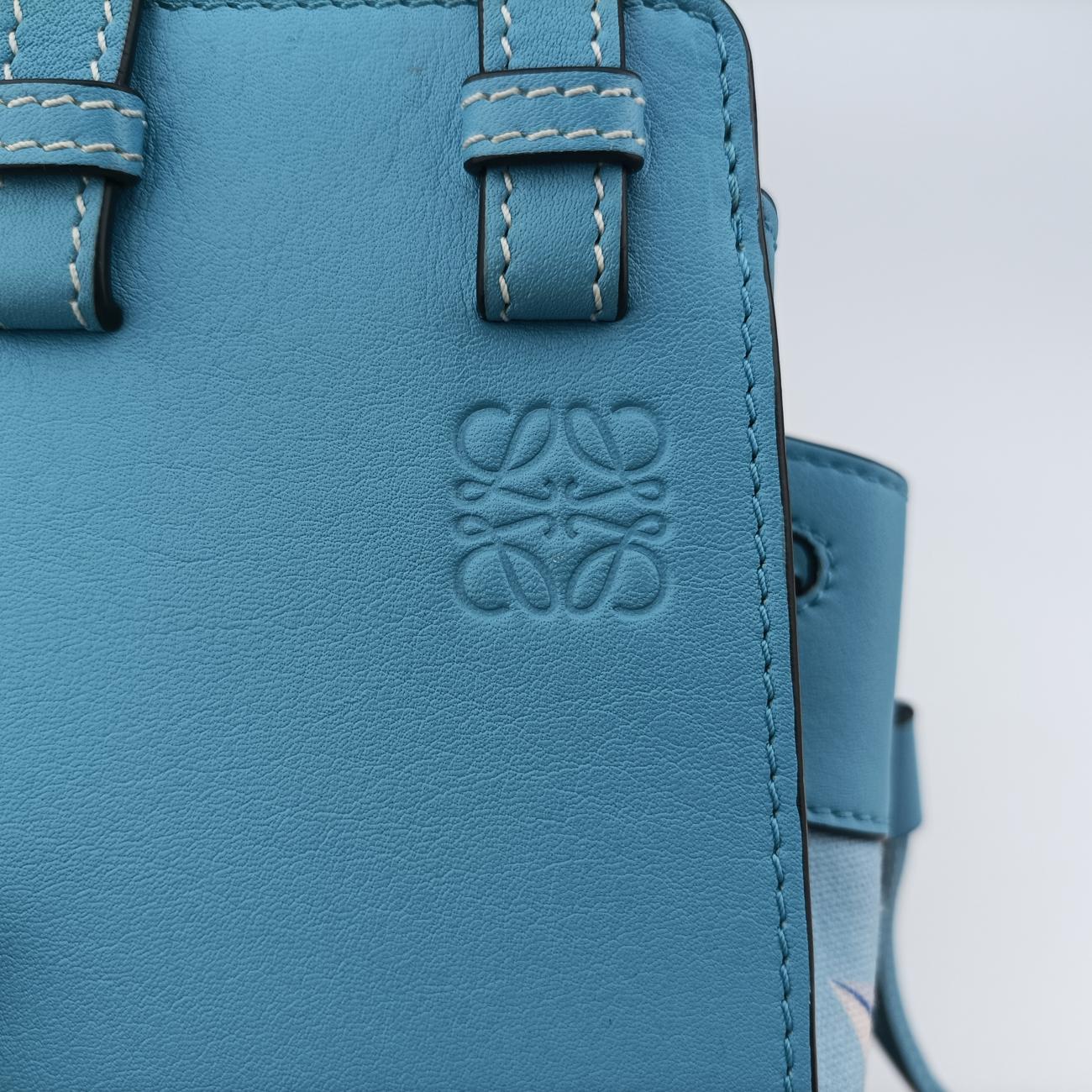 Hammock Blue Fabric × leather  262006ハンモック ブルー ファブリック×レザー  262006