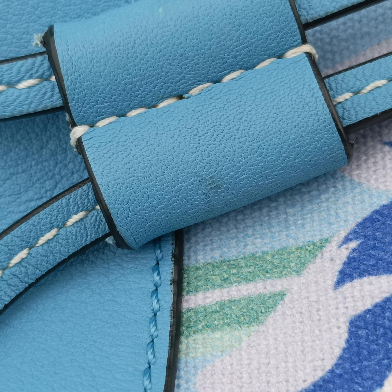 Hammock Blue Fabric × leather  262006ハンモック ブルー ファブリック×レザー  262006