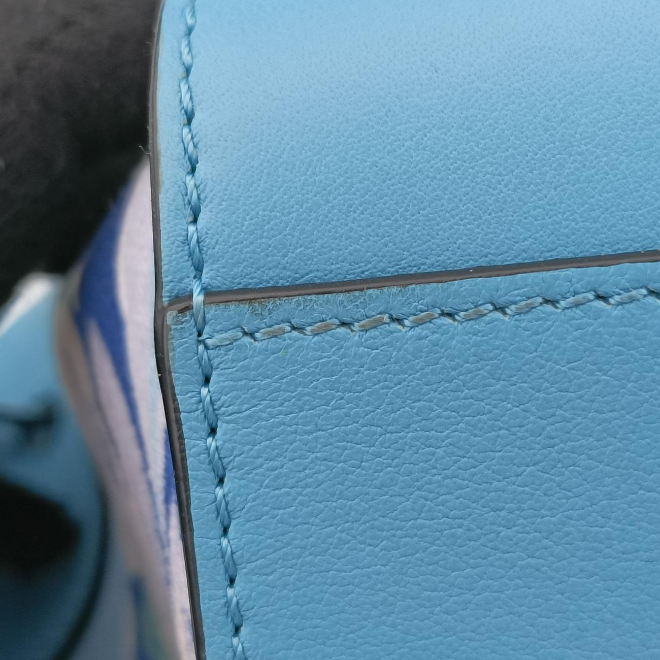 Hammock Blue Fabric × leather  262006ハンモック ブルー ファブリック×レザー  262006