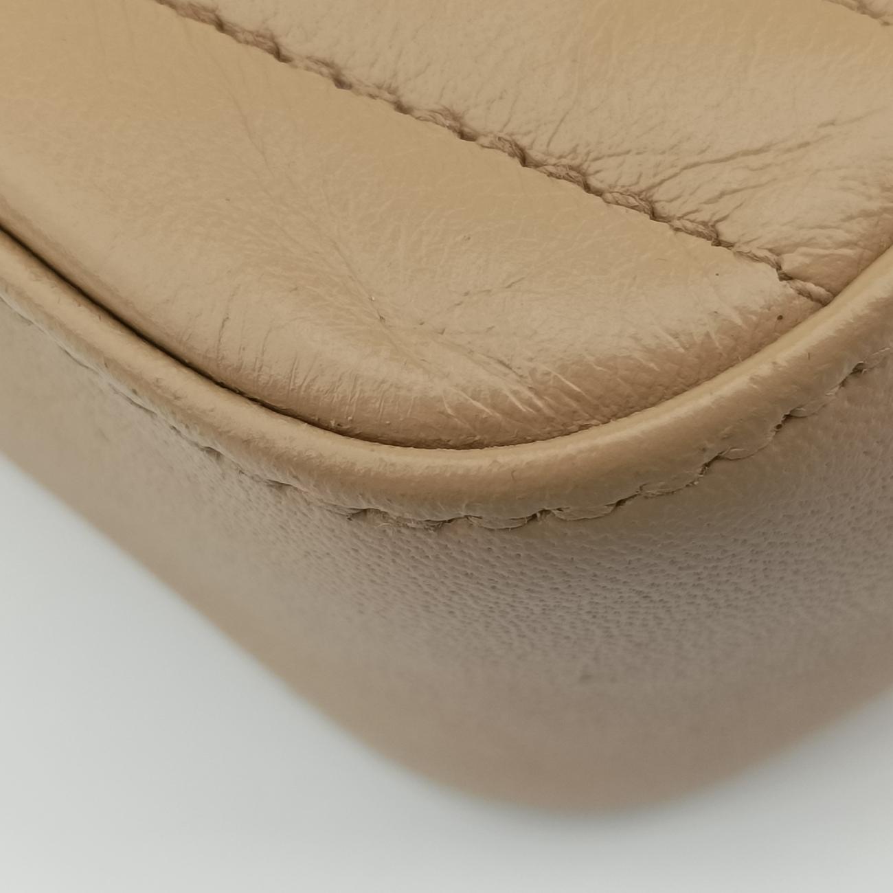 SULPICE Beige Leather 532662 YSL532662.0518スルピス ベージュ レザー 532662 YSL532662.0518
