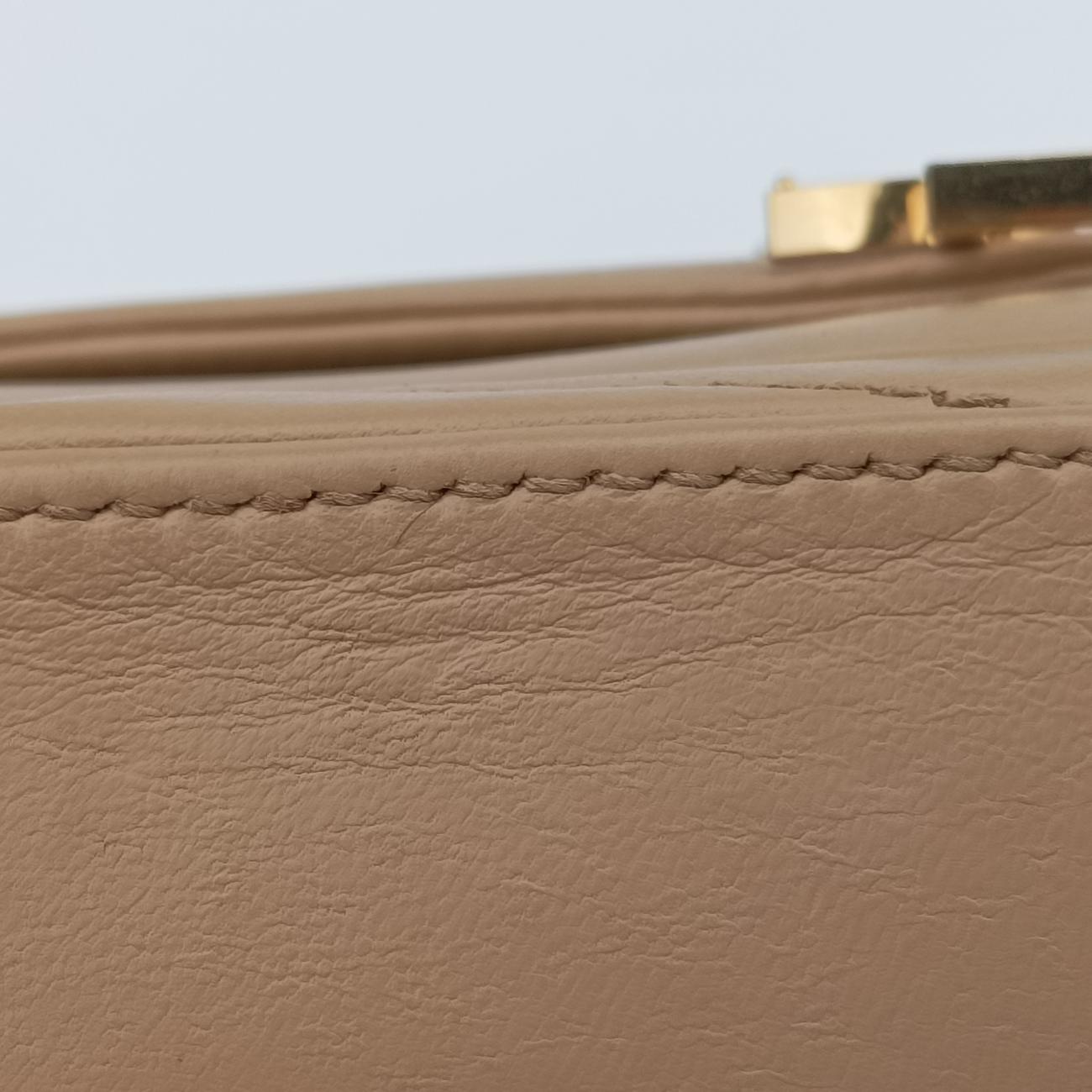 SULPICE Beige Leather 532662 YSL532662.0518スルピス ベージュ レザー 532662 YSL532662.0518
