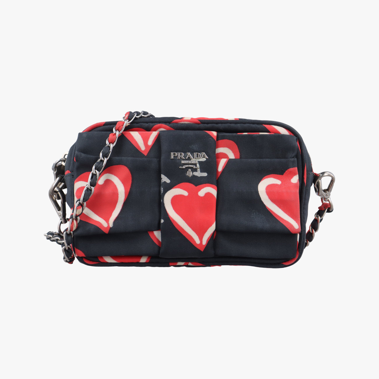 heart print Multicolour canvas  25ハートプリント マルチカラー キャンバス  25