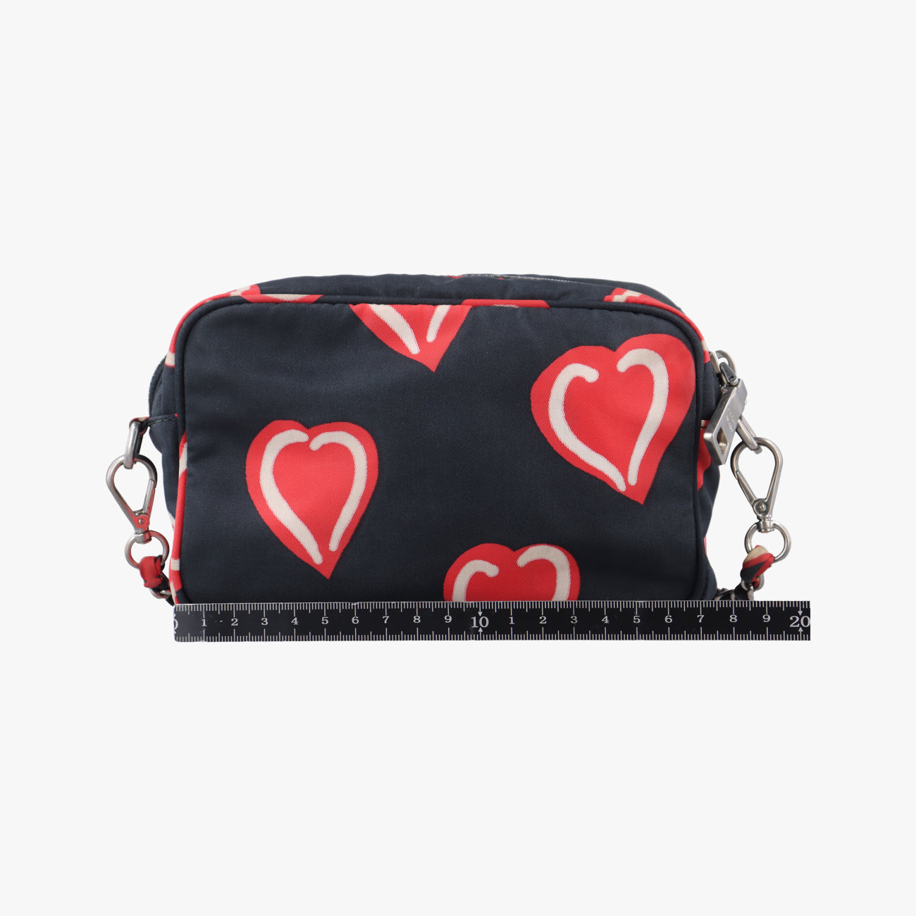 heart print Multicolour canvas  25ハートプリント マルチカラー キャンバス  25