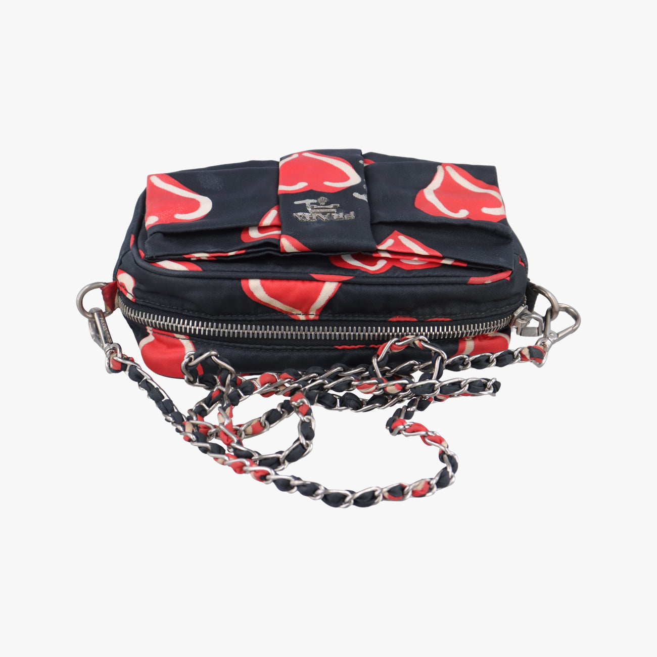heart print Multicolour canvas  25ハートプリント マルチカラー キャンバス  25