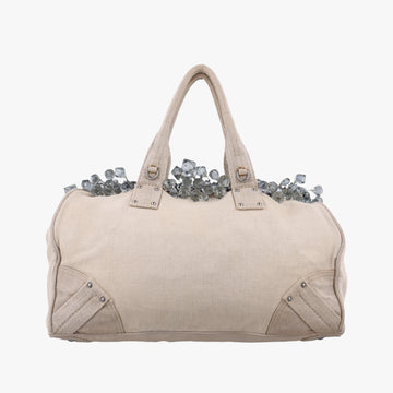 Mistolino Crystal Cluster FrameGreyLeather117ミストリーノクリスタルクラスターフレームグレーレザー117