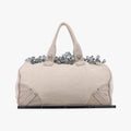 Mistolino Crystal Cluster FrameGreyLeather117ミストリーノクリスタルクラスターフレームグレーレザー117