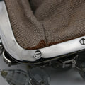 Mistolino Crystal Cluster FrameGreyLeather117ミストリーノクリスタルクラスターフレームグレーレザー117