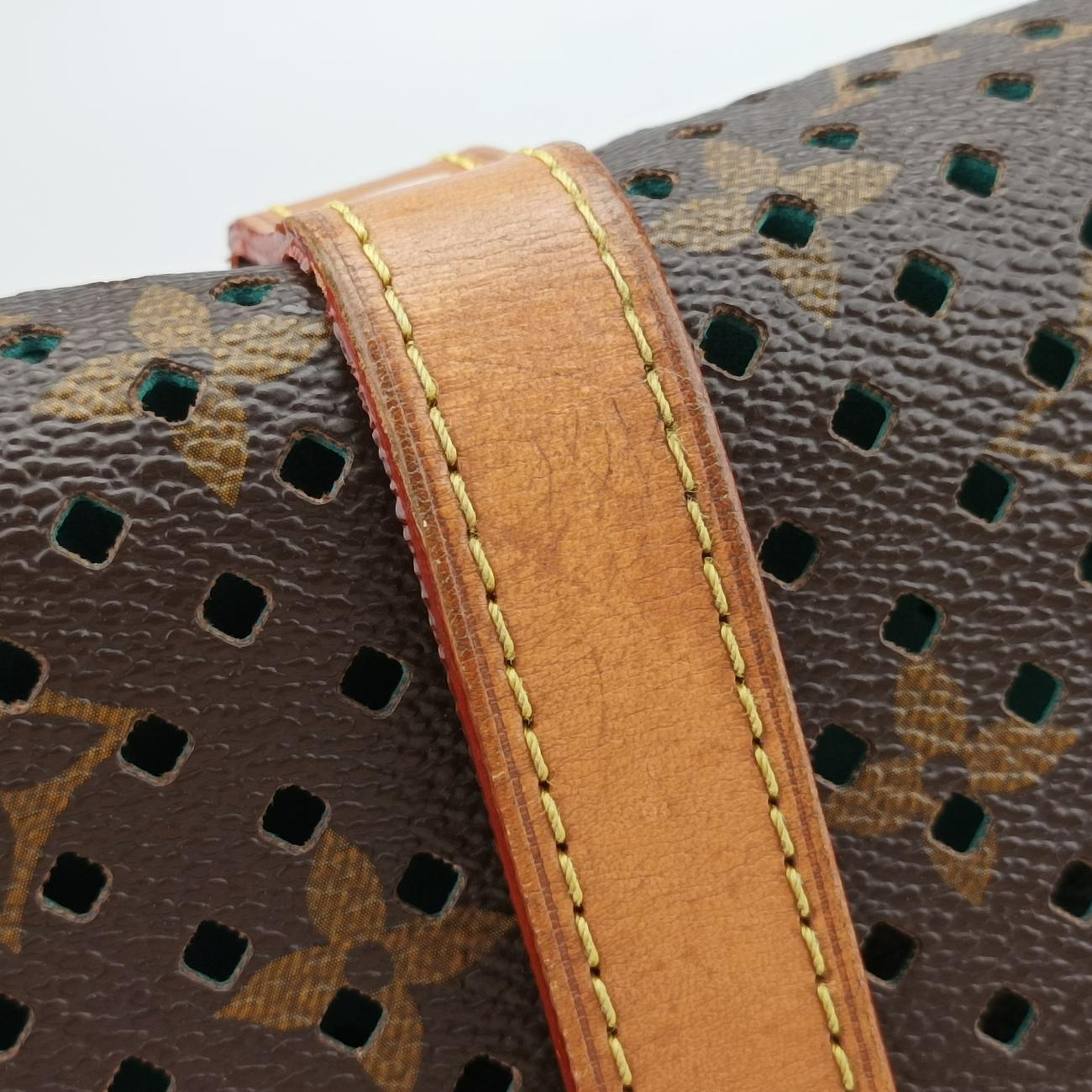 Flore Saumur 30BrownｘTurquoiseMonogram PerfoM93998TJ4131フローレ ソミュール30モノグラム/ブラウン系×ｘテュルコワーズモノグラム ペルフォM93998TJ4131