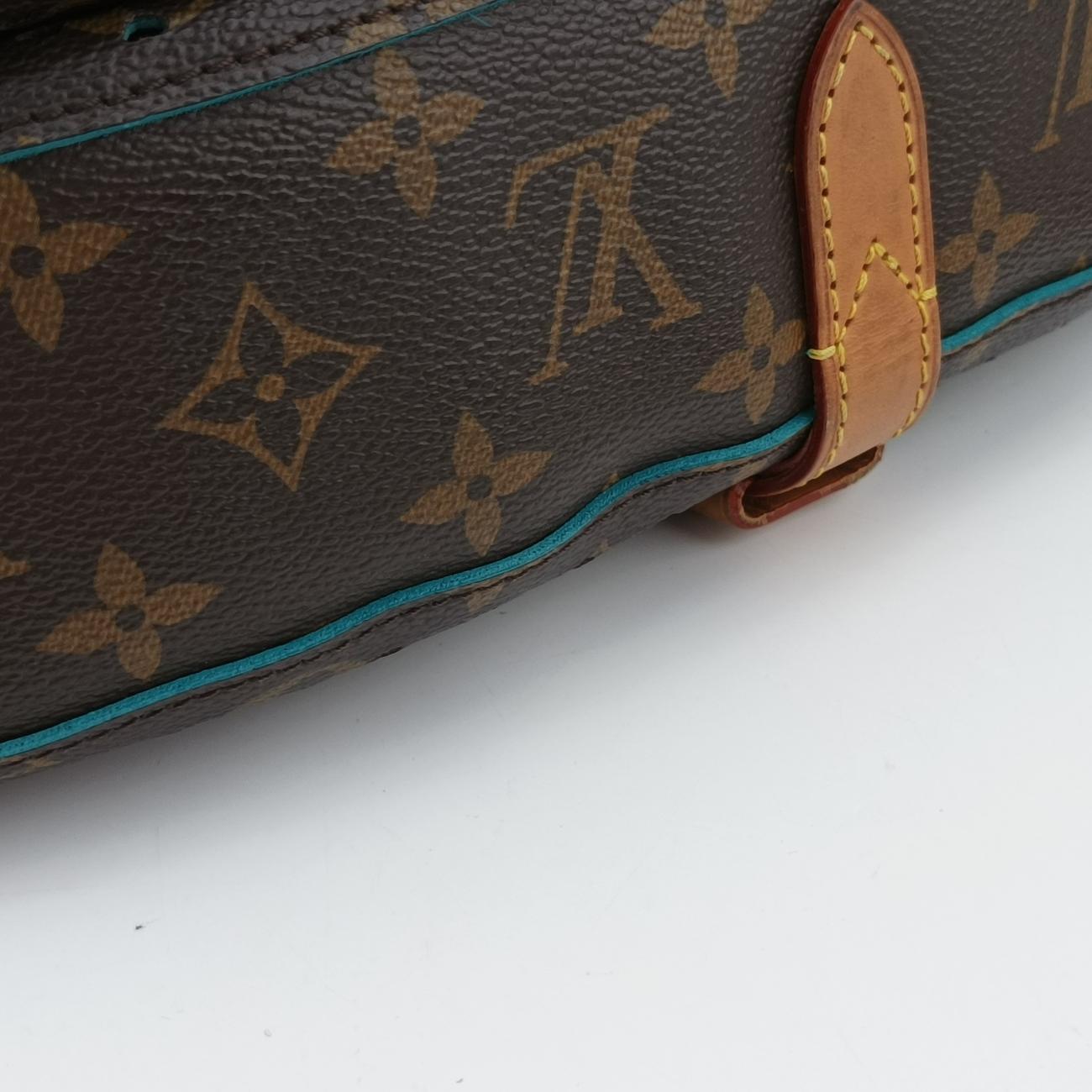 Flore Saumur 30BrownｘTurquoiseMonogram PerfoM93998TJ4131フローレ ソミュール30モノグラム/ブラウン系×ｘテュルコワーズモノグラム ペルフォM93998TJ4131