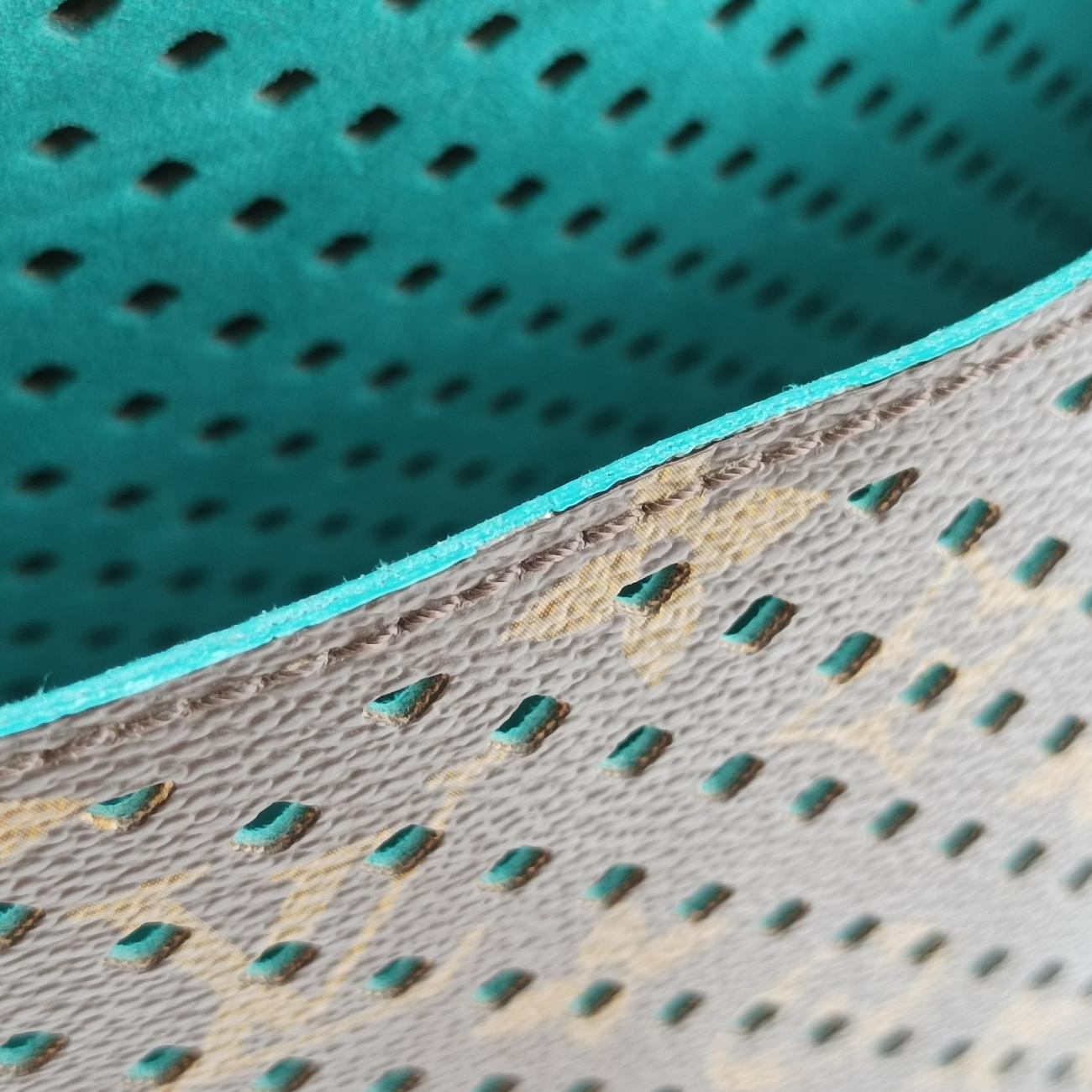 Flore Saumur 30BrownｘTurquoiseMonogram PerfoM93998TJ4131フローレ ソミュール30モノグラム/ブラウン系×ｘテュルコワーズモノグラム ペルフォM93998TJ4131