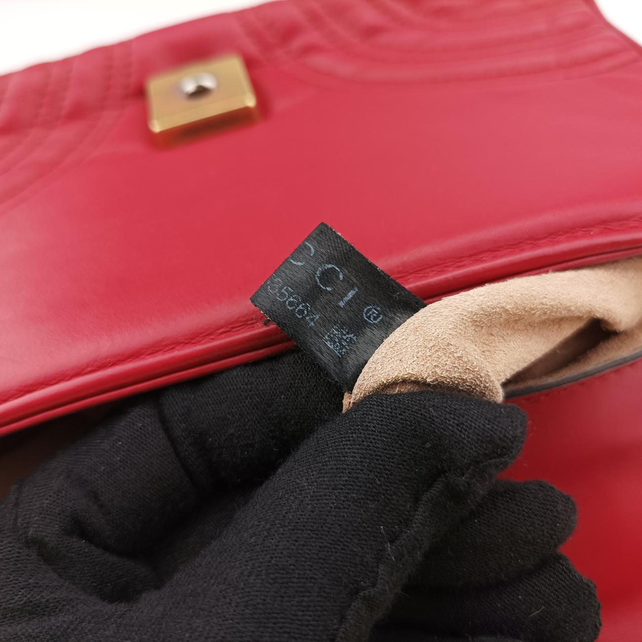 GG MarmontRedLeather547260Lot number unknownGGマーモントレッドレザー547260製番不明