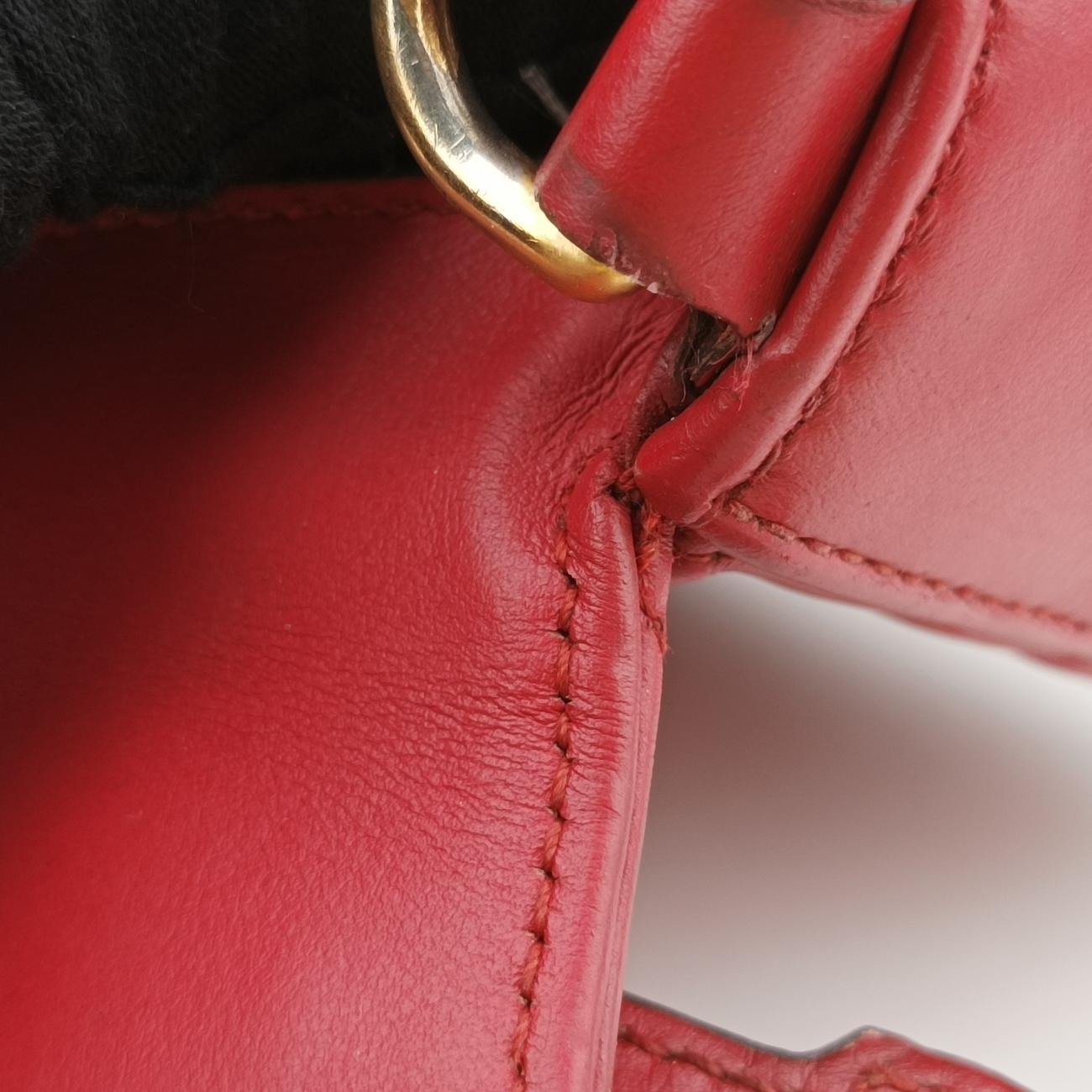 GG MarmontRedLeather547260Lot number unknownGGマーモントレッドレザー547260製番不明