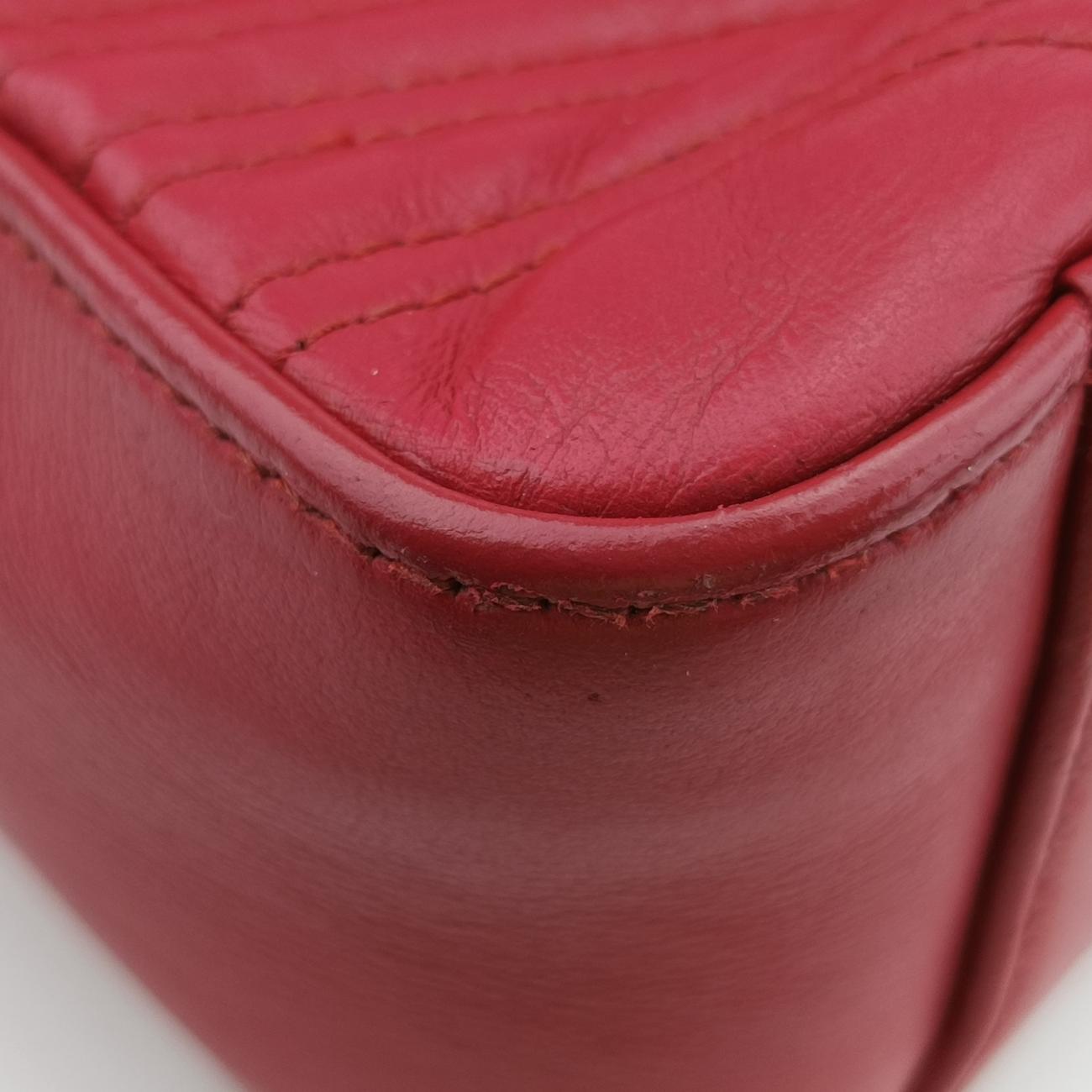 GG MarmontRedLeather547260Lot number unknownGGマーモントレッドレザー547260製番不明