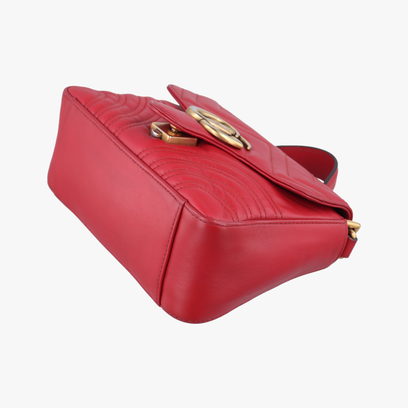 GG MarmontRedLeather547260Lot number unknownGGマーモントレッドレザー547260製番不明