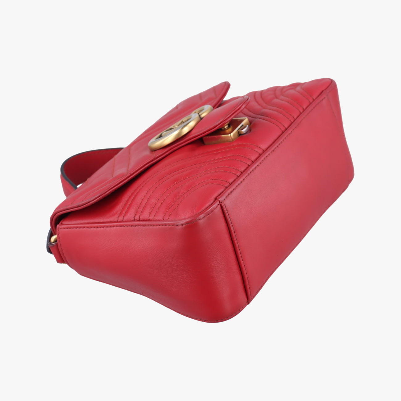 GG MarmontRedLeather547260Lot number unknownGGマーモントレッドレザー547260製番不明