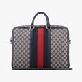Web Sherry Line business BriefcaseMulticolourLeather x Canvas246408A8125623ウェビング シェリーライン ビジネス ブリーフケースマルチカラーレザーｘキャンバス246408A8125623