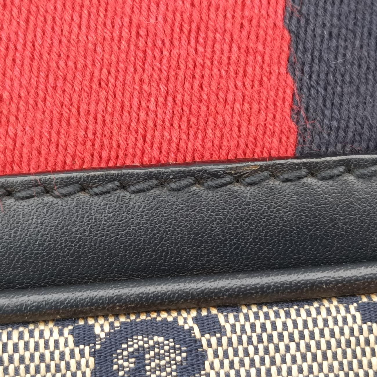 Web Sherry Line business BriefcaseMulticolourLeather x Canvas246408A8125623ウェビング シェリーライン ビジネス ブリーフケースマルチカラーレザーｘキャンバス246408A8125623