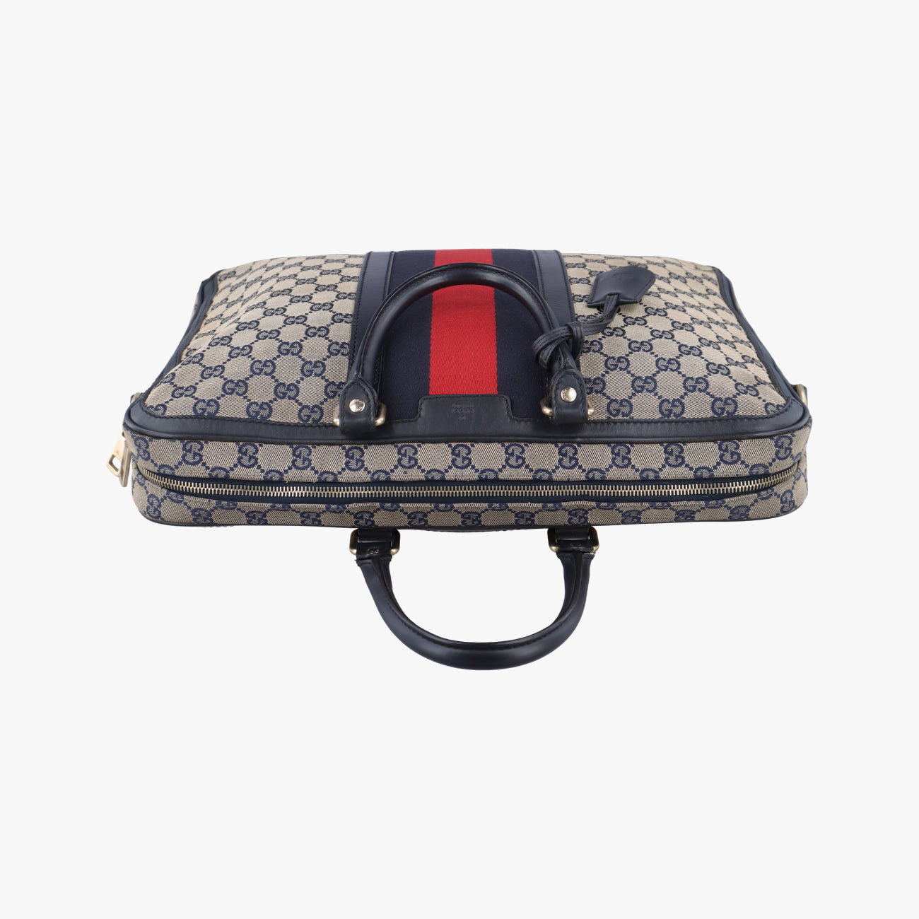 Web Sherry Line business BriefcaseMulticolourLeather x Canvas246408A8125623ウェビング シェリーライン ビジネス ブリーフケースマルチカラーレザーｘキャンバス246408A8125623
