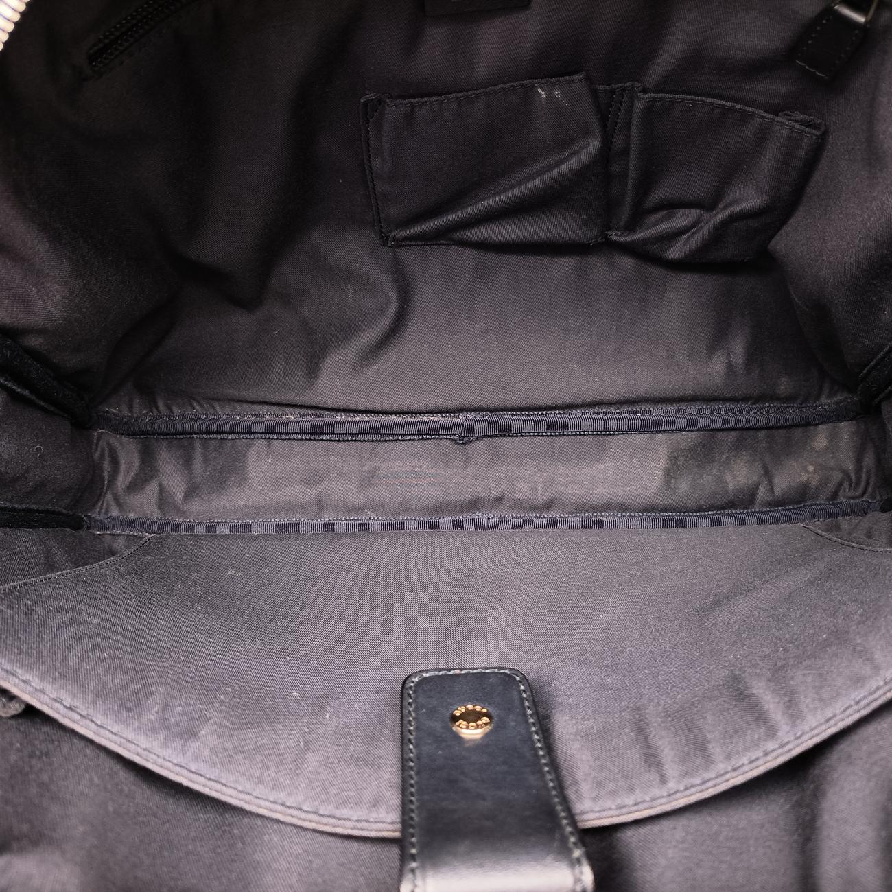 Web Sherry Line business BriefcaseMulticolourLeather x Canvas246408A8125623ウェビング シェリーライン ビジネス ブリーフケースマルチカラーレザーｘキャンバス246408A8125623