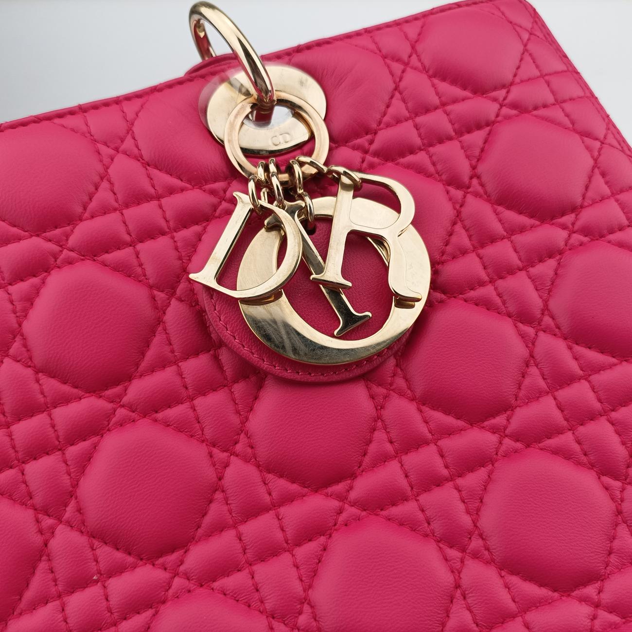 Lady DiorPinklambskin11-MA-0172レディディオールピンクラムスキン11-MA-0172