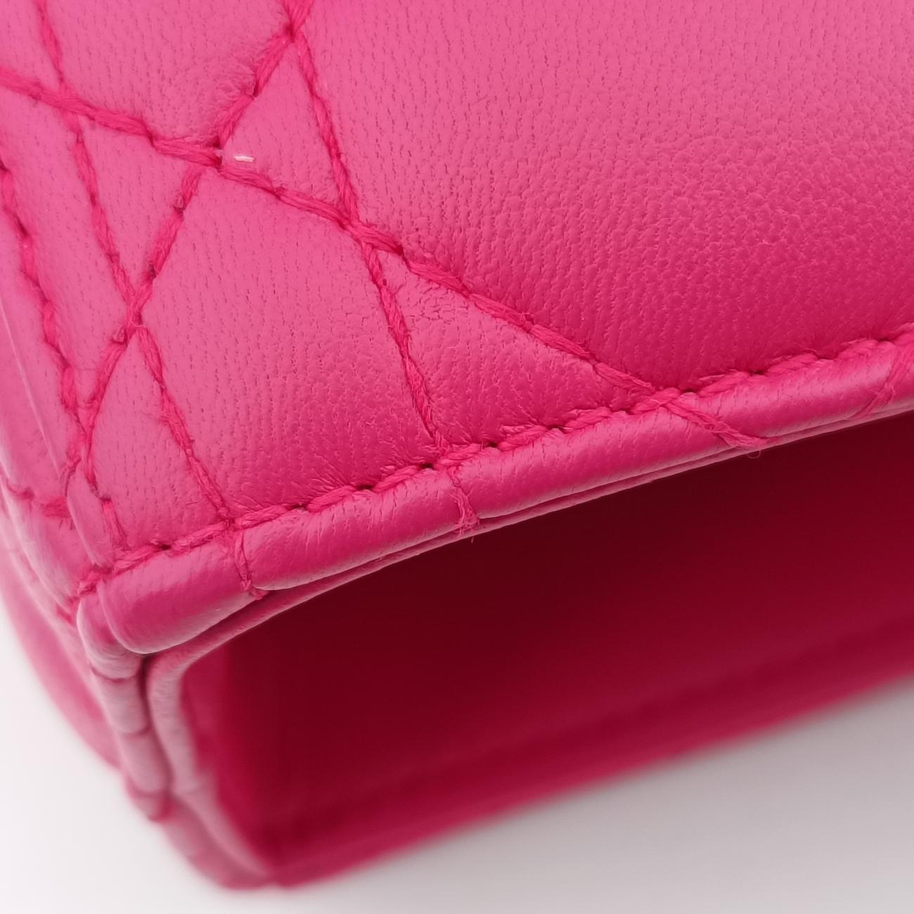 Lady DiorPinklambskin11-MA-0172レディディオールピンクラムスキン11-MA-0172