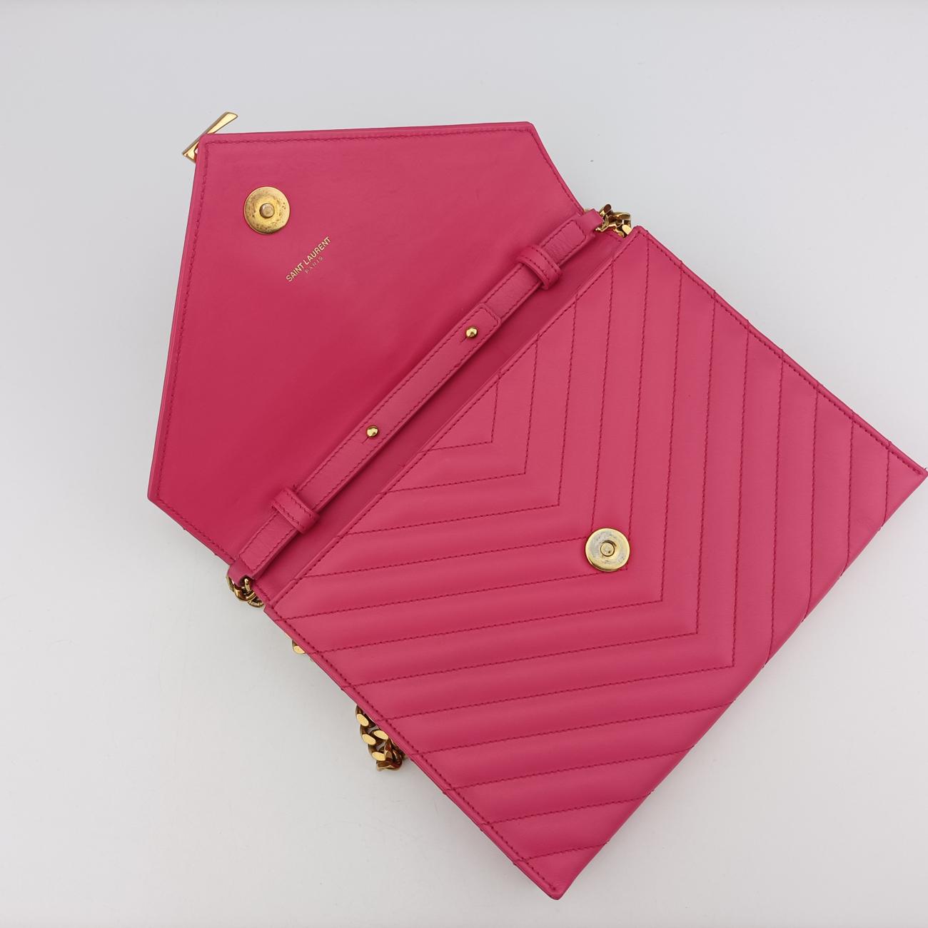 MONOGRAM envelopePinkLeather347548ARS347548.0214モノグラム エンベロープピンクレザー347548ARS347548.0214