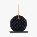 Small En Vogue RoundBlackLeatherAS007527137446スモール アン ヴォーグ ラウンドブラックレザーAS007527137446