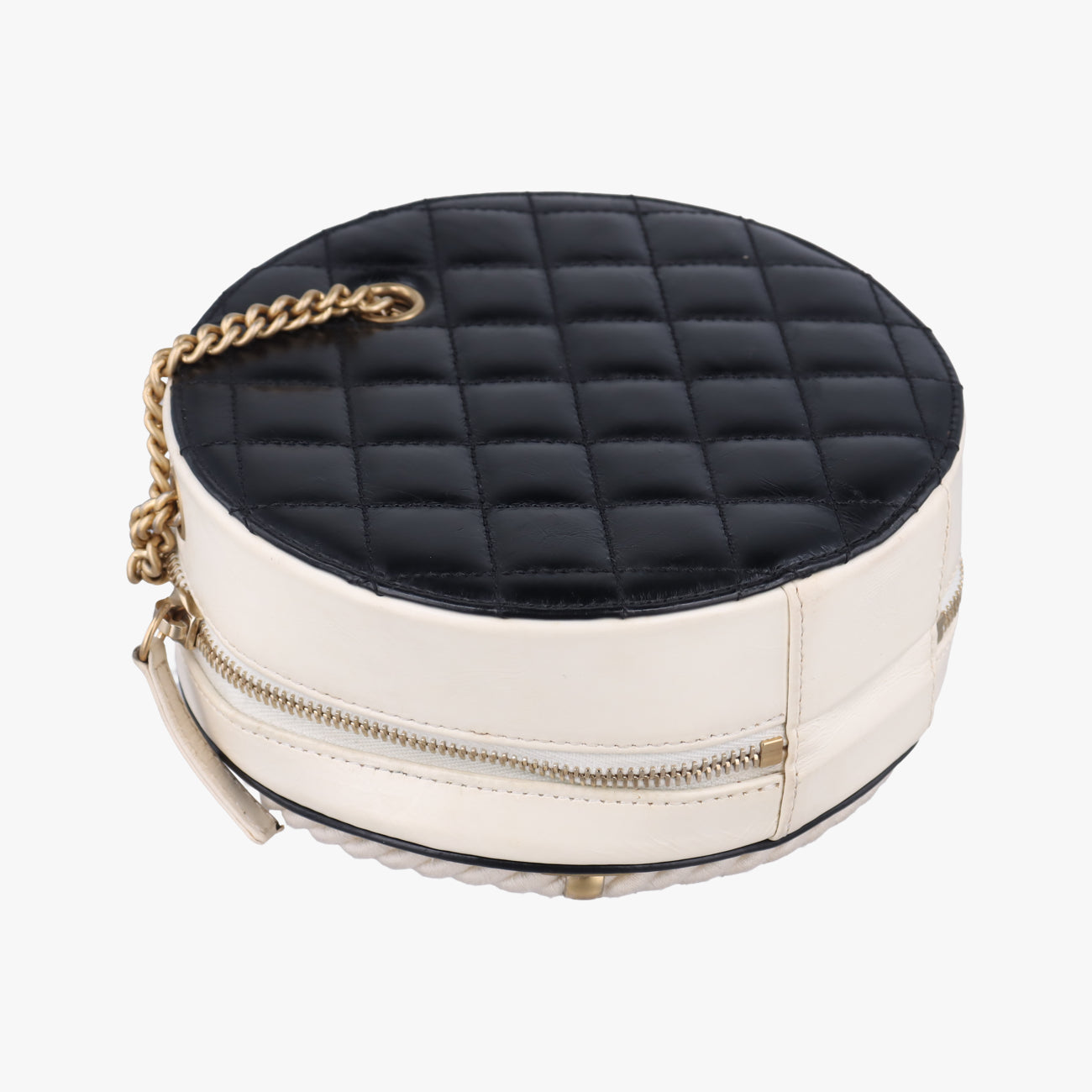 Small En Vogue RoundBlackLeatherAS007527137446スモール アン ヴォーグ ラウンドブラックレザーAS007527137446