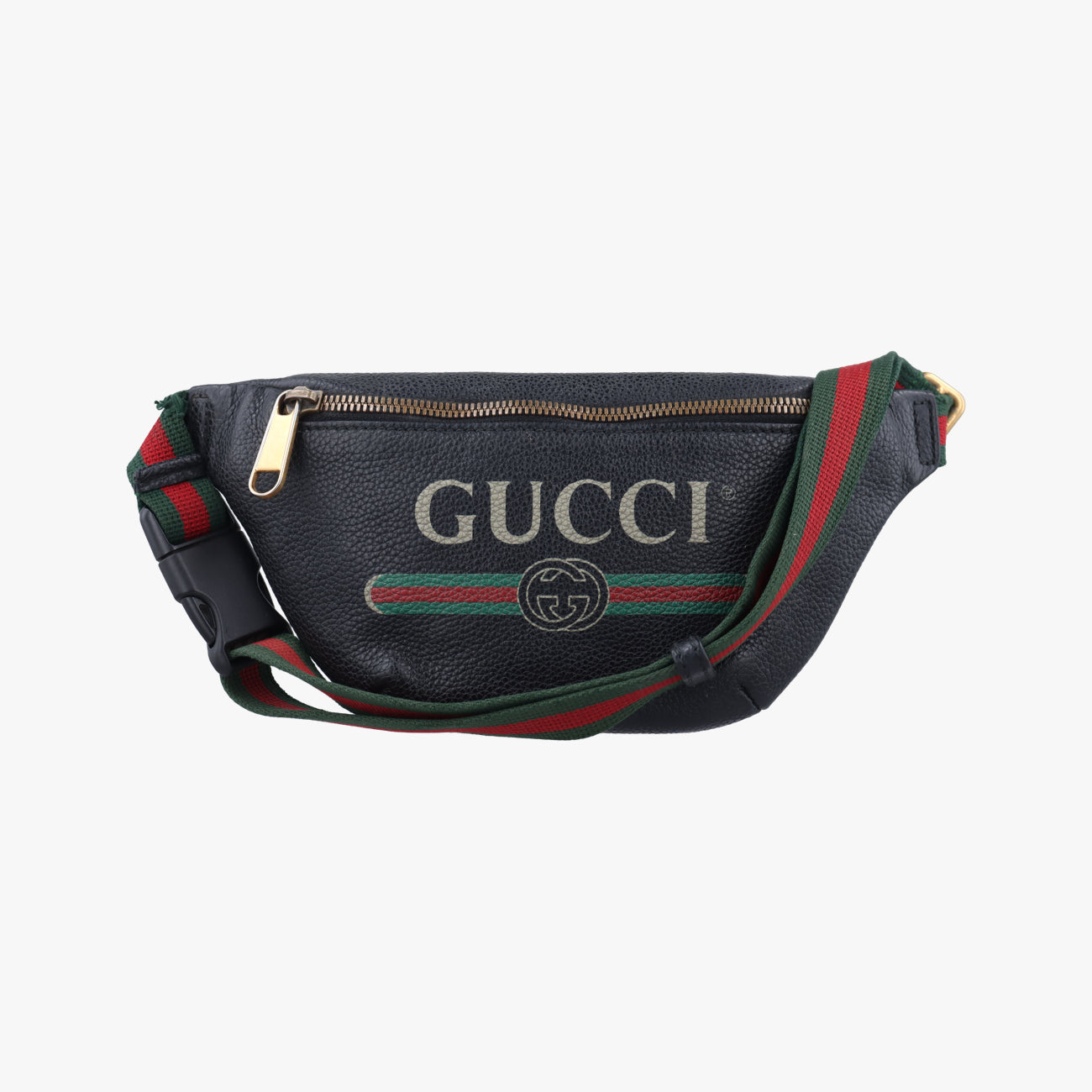 PrintBlackLeather527792D026063072グッチプリントブラックレザー527792D026063072