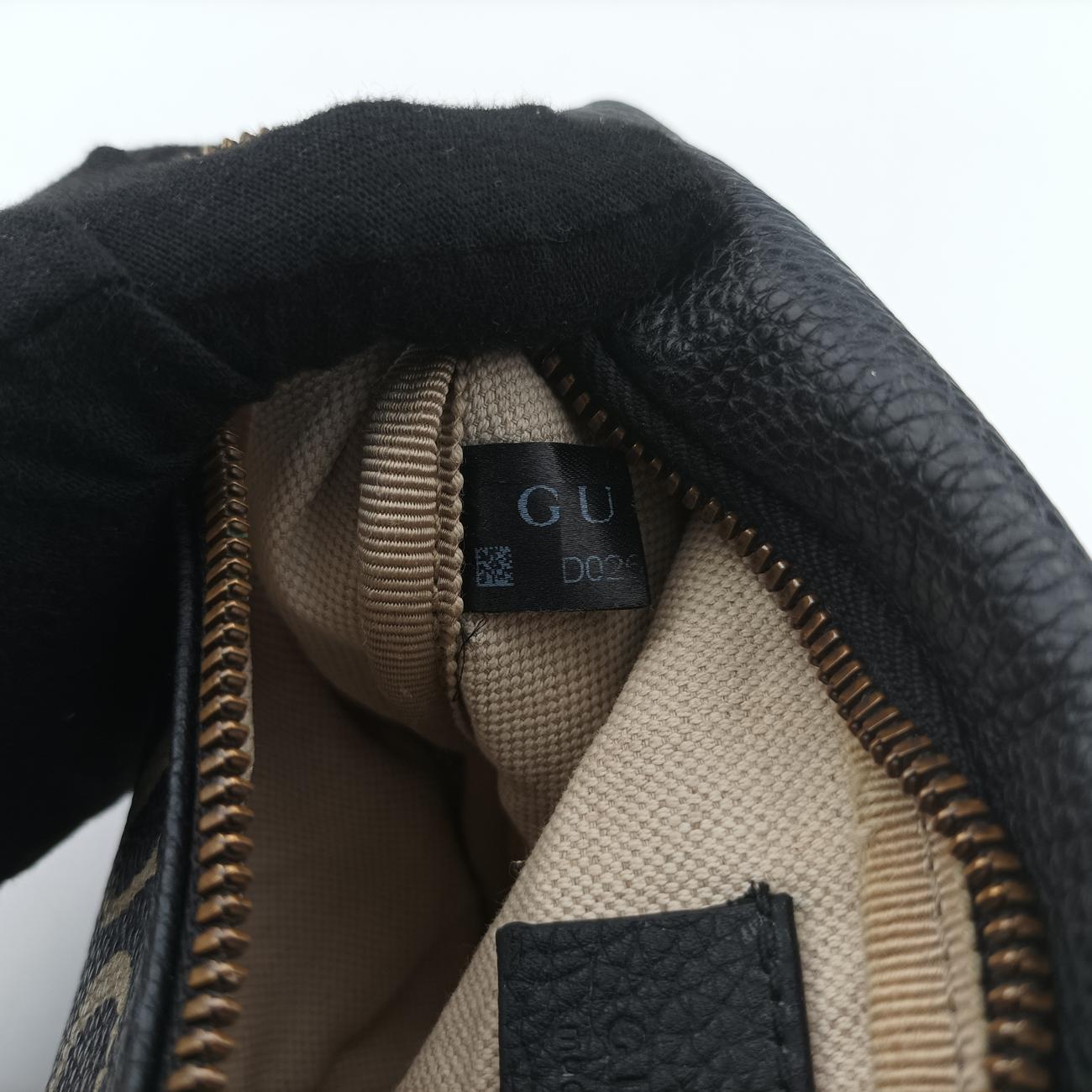 PrintBlackLeather527792D026063072グッチプリントブラックレザー527792D026063072