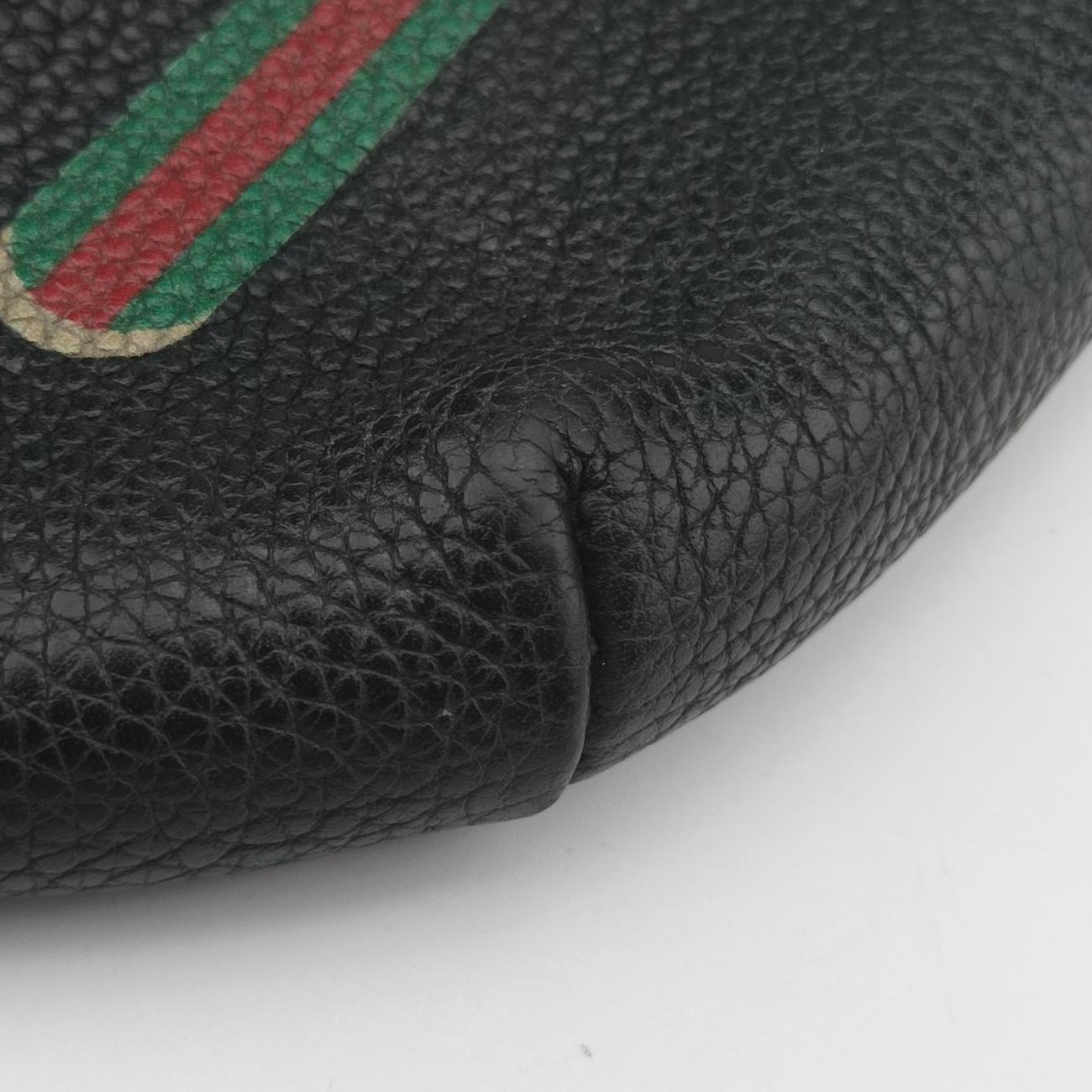 PrintBlackLeather527792D026063072グッチプリントブラックレザー527792D026063072