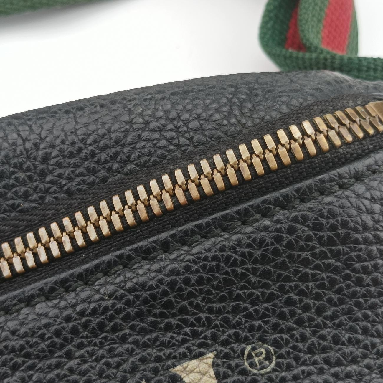 PrintBlackLeather527792D026063072グッチプリントブラックレザー527792D026063072