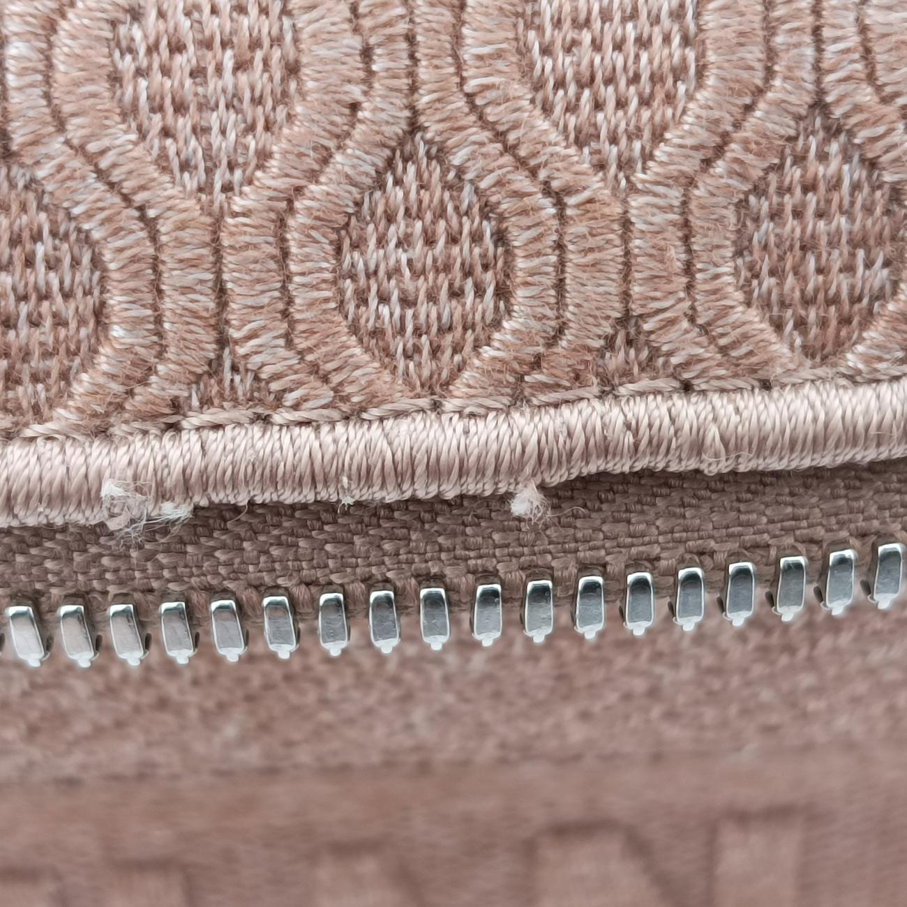 Mesh Embroidered DiortravelPinkfabric50-MA-1200ロゴ メッシュ バニティピンクファブリック50-MA-1200