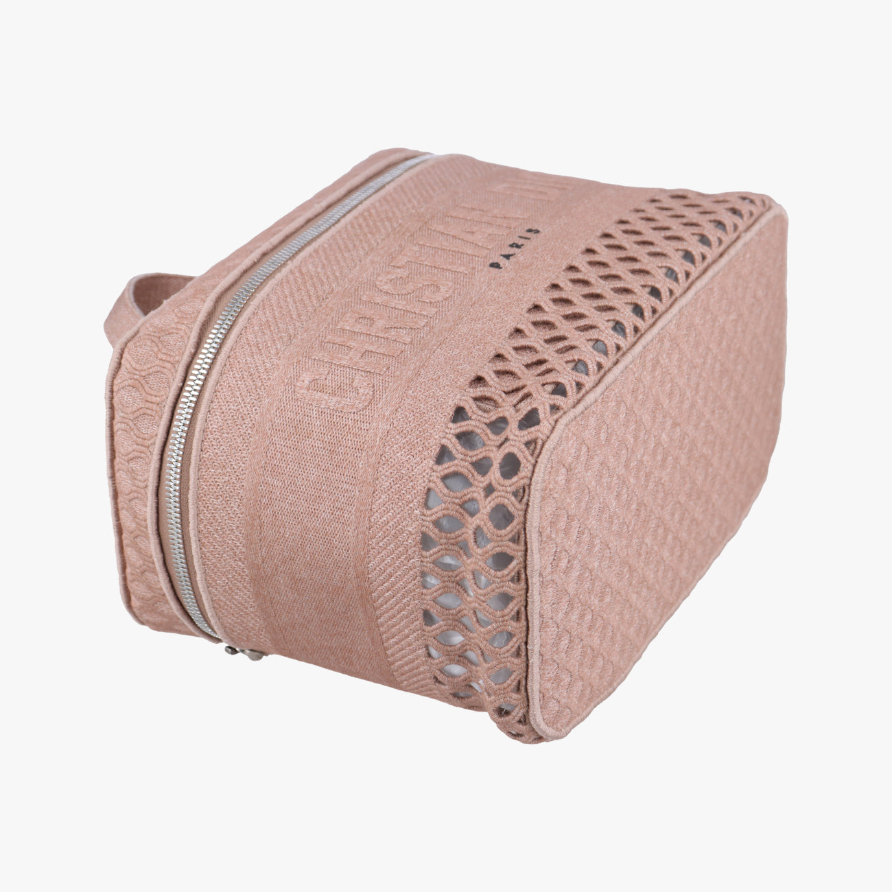 Mesh Embroidered DiortravelPinkfabric50-MA-1200ロゴ メッシュ バニティピンクファブリック50-MA-1200