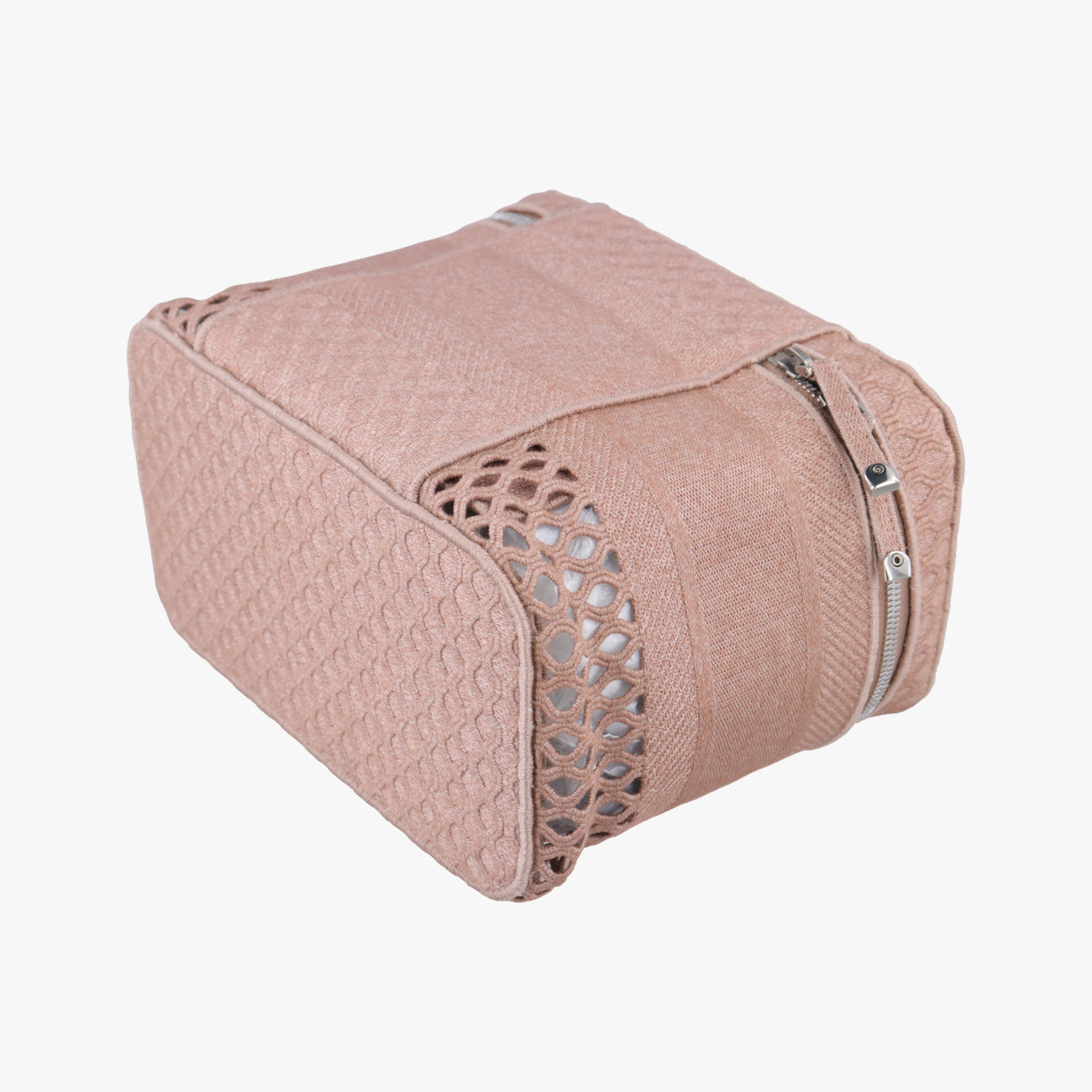 Mesh Embroidered DiortravelPinkfabric50-MA-1200ロゴ メッシュ バニティピンクファブリック50-MA-1200