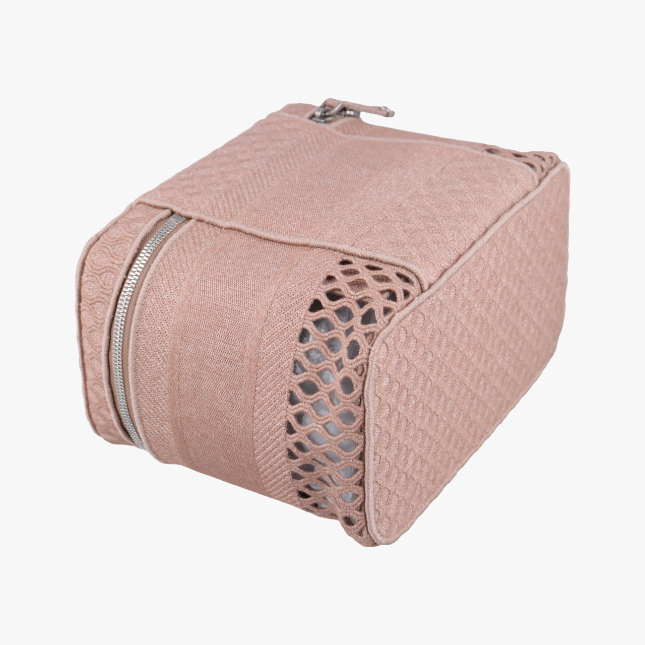 Mesh Embroidered DiortravelPinkfabric50-MA-1200ロゴ メッシュ バニティピンクファブリック50-MA-1200