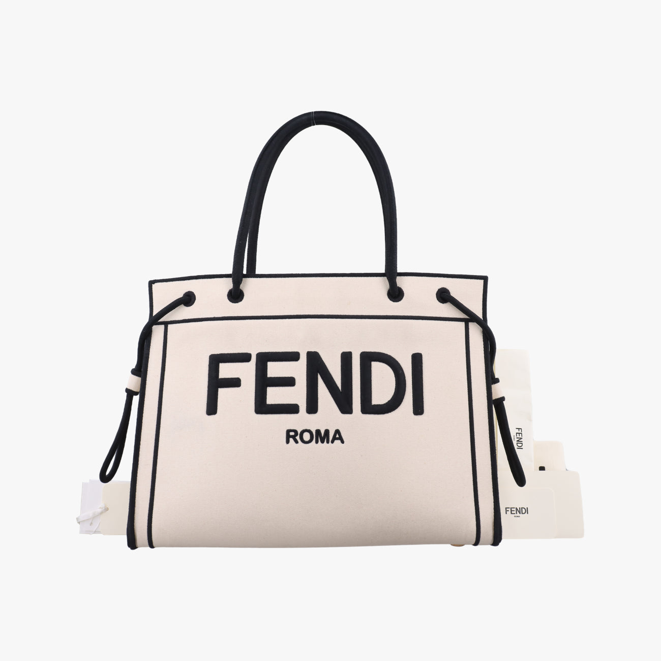 Logo Shopper Medium ToteWhiteCanvas8BH3788BH378-AD6A-209-12085ロゴ ショッパー ミディアムトートホワイトキャンバス8BH3788BH378-AD6A-209-12085