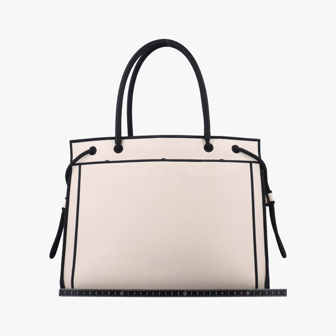 Logo Shopper Medium ToteWhiteCanvas8BH3788BH378-AD6A-209-12085ロゴ ショッパー ミディアムトートホワイトキャンバス8BH3788BH378-AD6A-209-12085