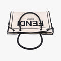 Logo Shopper Medium ToteWhiteCanvas8BH3788BH378-AD6A-209-12085ロゴ ショッパー ミディアムトートホワイトキャンバス8BH3788BH378-AD6A-209-12085