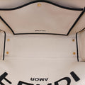 Logo Shopper Medium ToteWhiteCanvas8BH3788BH378-AD6A-209-12085ロゴ ショッパー ミディアムトートホワイトキャンバス8BH3788BH378-AD6A-209-12085