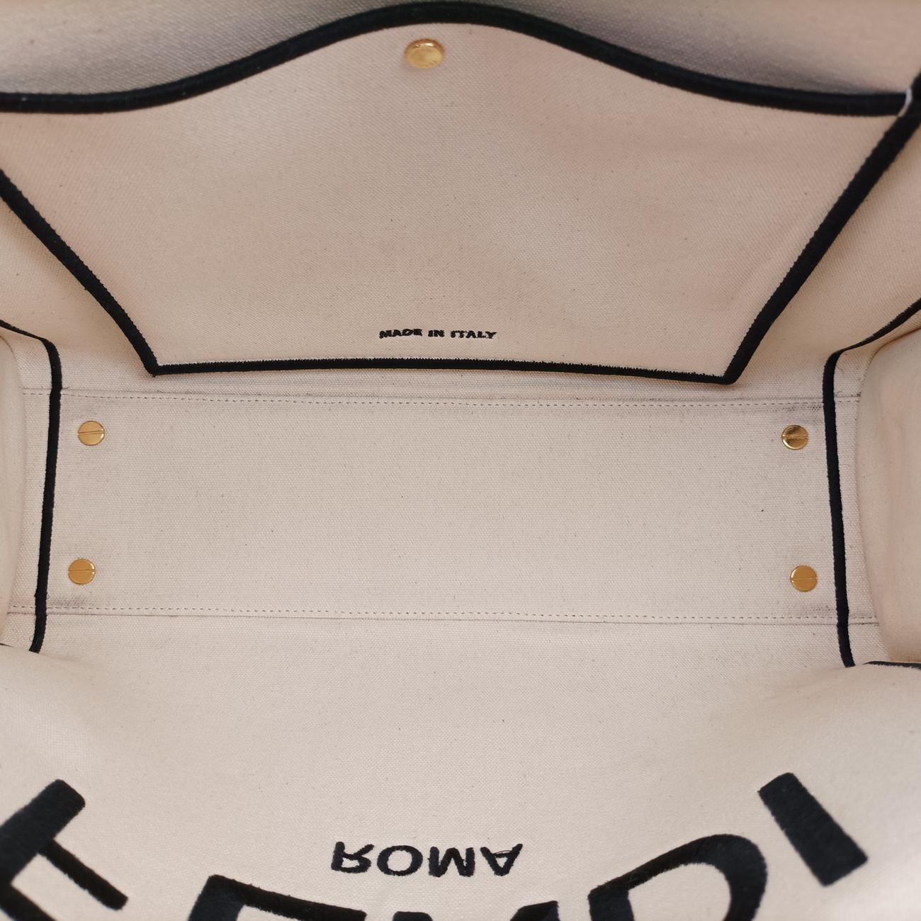Logo Shopper Medium ToteWhiteCanvas8BH3788BH378-AD6A-209-12085ロゴ ショッパー ミディアムトートホワイトキャンバス8BH3788BH378-AD6A-209-12085