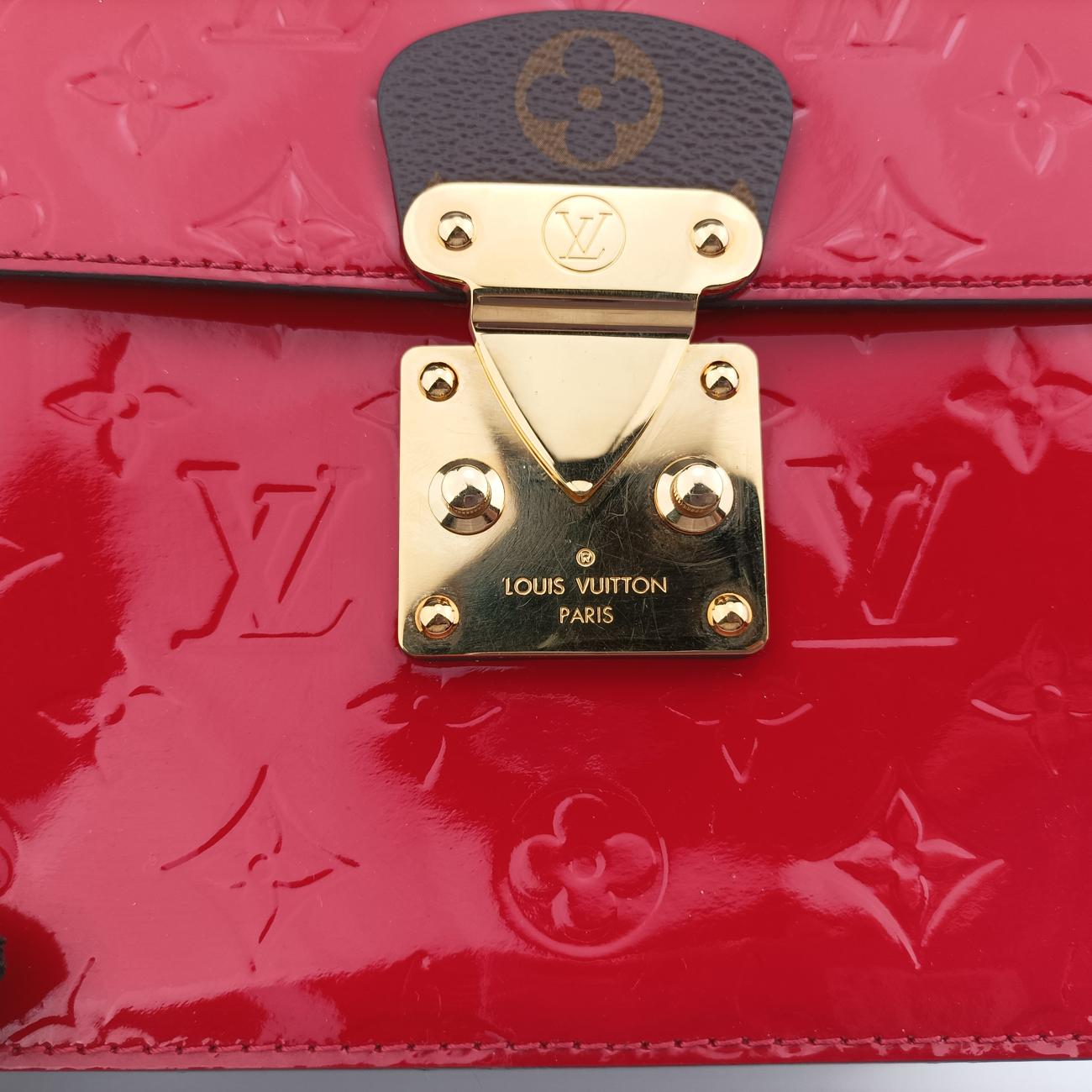 Spring street PMScarlet RedVernis×Leather×Monogram CanvasM90505NZ3109スプリングストリートPMスカーレットヴェルニ×レザー×モノグラムキャンバスM90505NZ3109